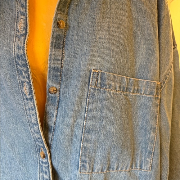 Old Navy Blue Button Down Shirt - Picture 8 of 10